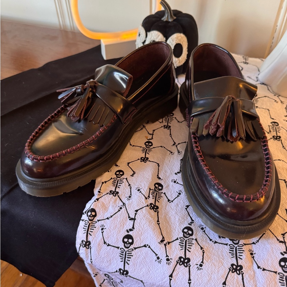 Dr. Martens Black Tassel Loafers